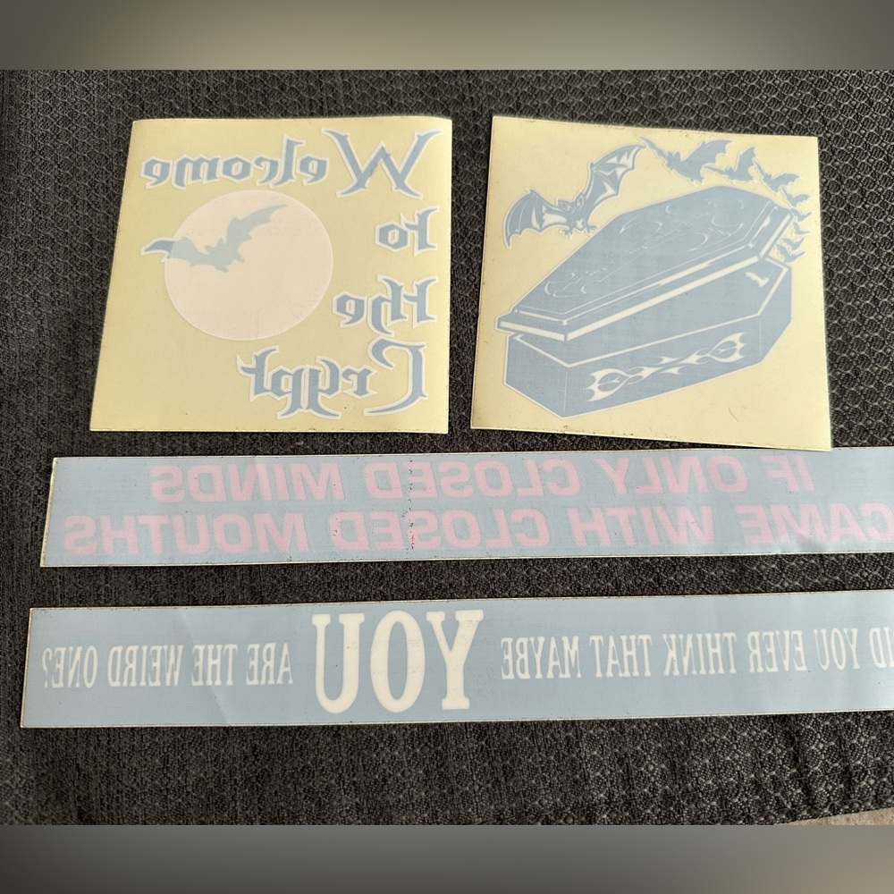 🦇💀 Goth/Spooky Sticker Bundle - Picture 4 of 5